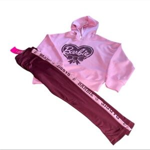Girls 6/6X Barbie Hoodie & Leggings